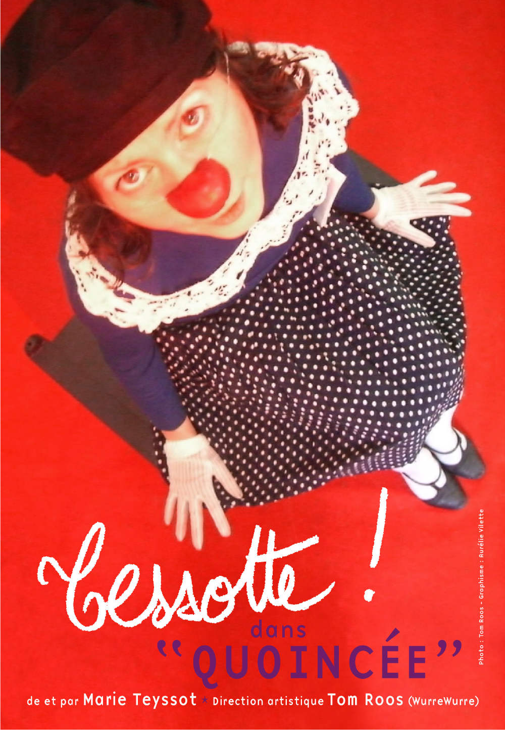 Aurélie Vilette © LesCrayons.net - Affiche du spectacle Tessote